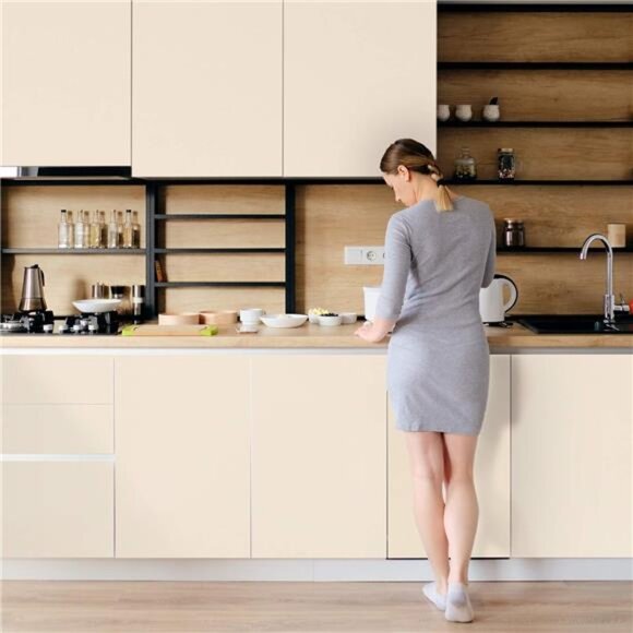 Permanent Adhesive Vinyl 12" x 10ft, Matte Ivory White - Picture 5 of 6